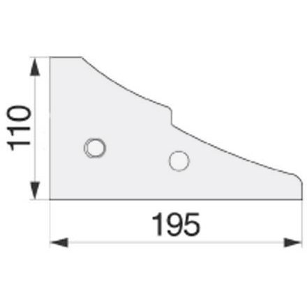 Prednji deo plaza Kuhn / Huard 223 120 (levo) | PlugekS