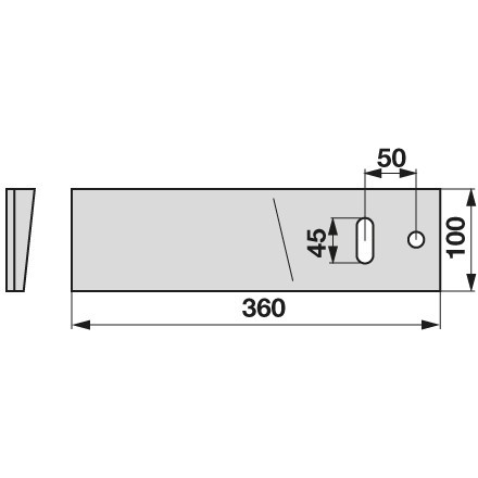 Lajsna daske Kuhn / Huard 648 103 (levo) | PlugekS