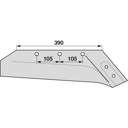 Lemeš (raonik) Vogel & Noot UNM UN 40 PK4 013 01 400 PK4 001 01 (desno) | PlugekS