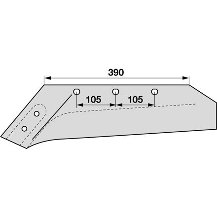 Lemeš (raonik) Vogel & Noot UNM UN 40 PK4 014 01 400 PK4 002 01 (levo) | PlugekS