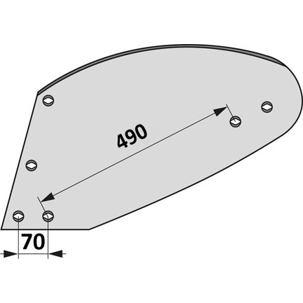 Plužna daska Vogel & Noot HST UN UN 1170 400 B4 15 PK4 002 02 (levo) | PlugekS