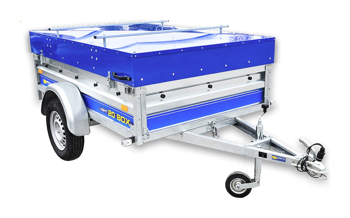 Auto-prikolica LIGHT 20 box | PlugekS
