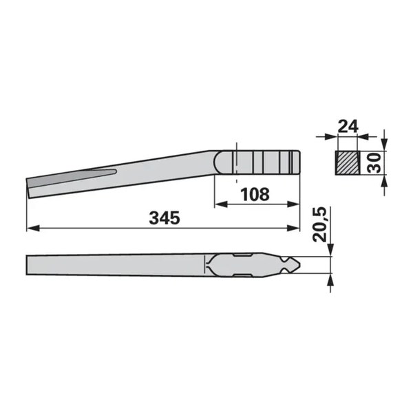 Klin roto drljače Pöttinger / Sicma / Maletti / Befa, Landsberg / Pöttinger, kat. br. 6053 — PlugekS